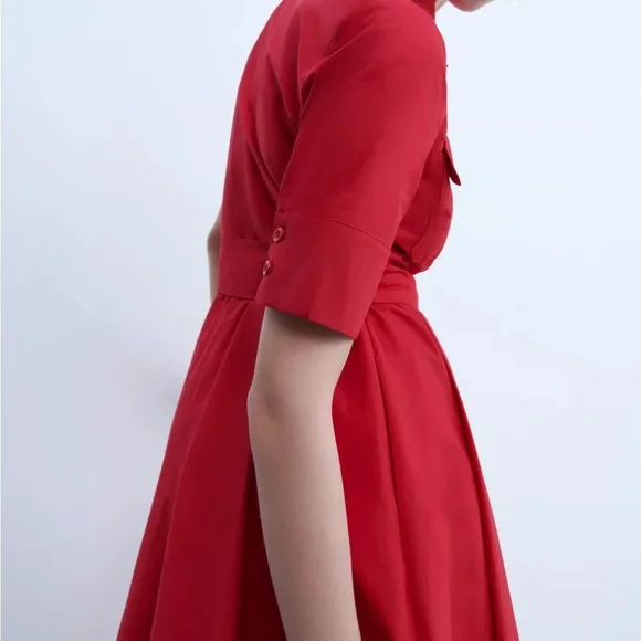 Zara Red Dress NWT - Picture 3 of 3